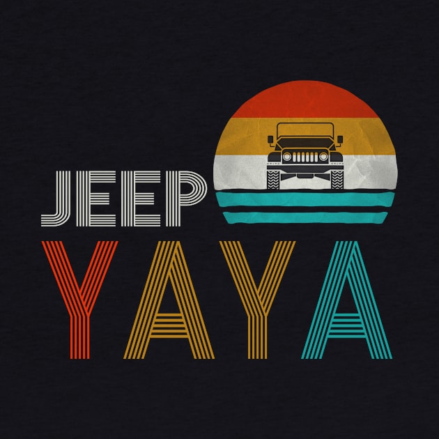 Jeep Yaya Vintage Jeep Retro Jeep Sunset Jeep Men/Women/Kid Jeep by Lucky Jane